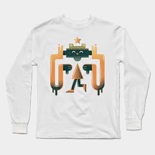 Geometric fun character Long Sleeve T-Shirt